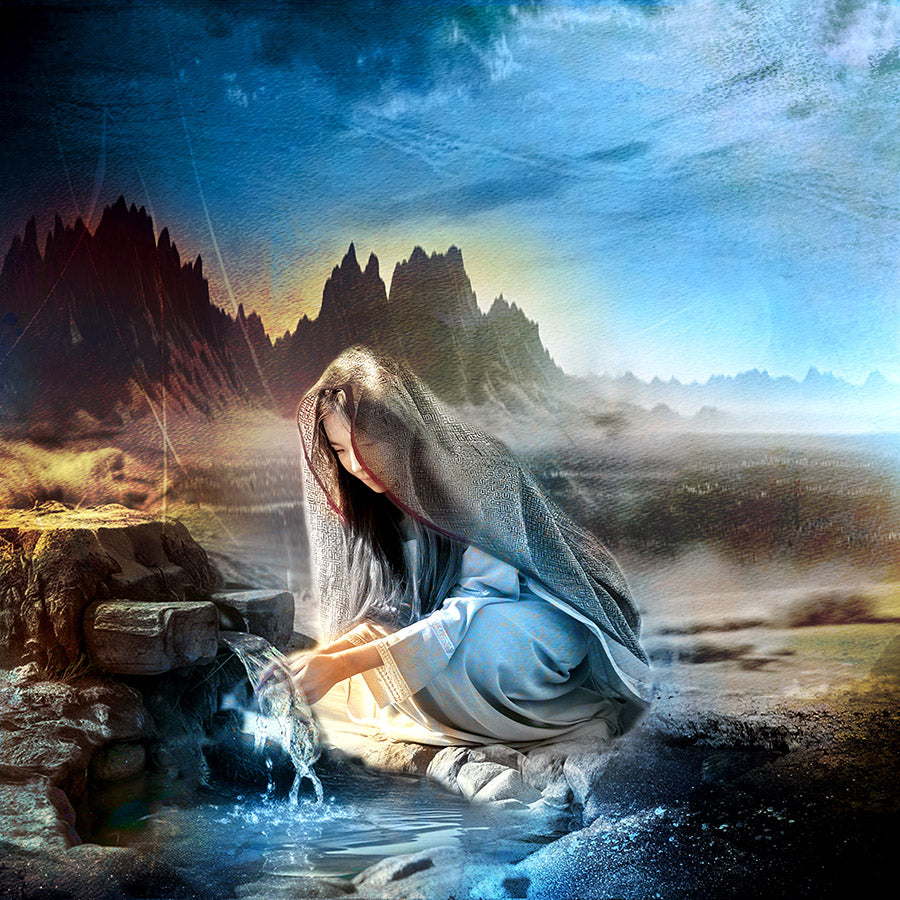 art digital sur alu 50x50cm