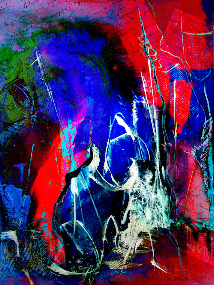 art digital abstrait 60x80cm