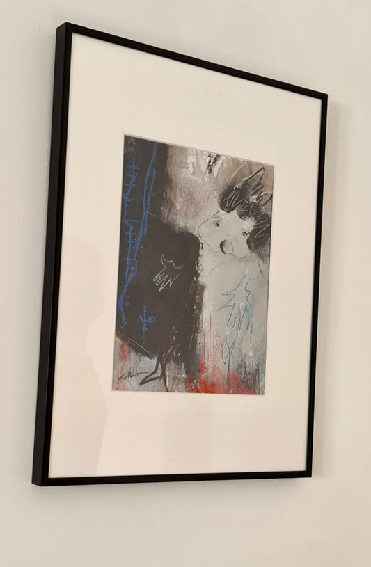 Peinture encadrée - musique