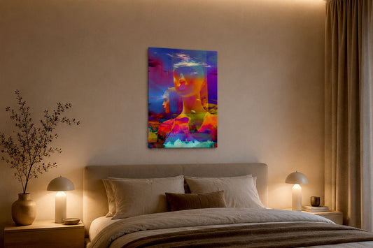 art digital sur alu 100x70cm portrait