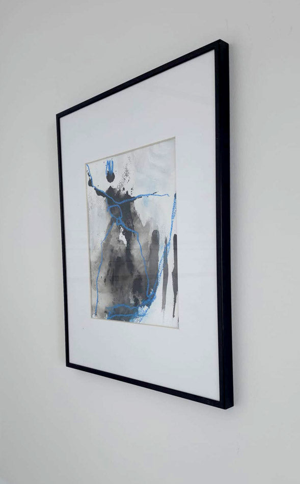 victoire oeuvre originale traits bleus par kellestom