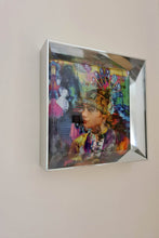 Charger l&#39;image dans la galerie, Haikou - art digital sur alu, 20x20cm cadre 3D argent poli

