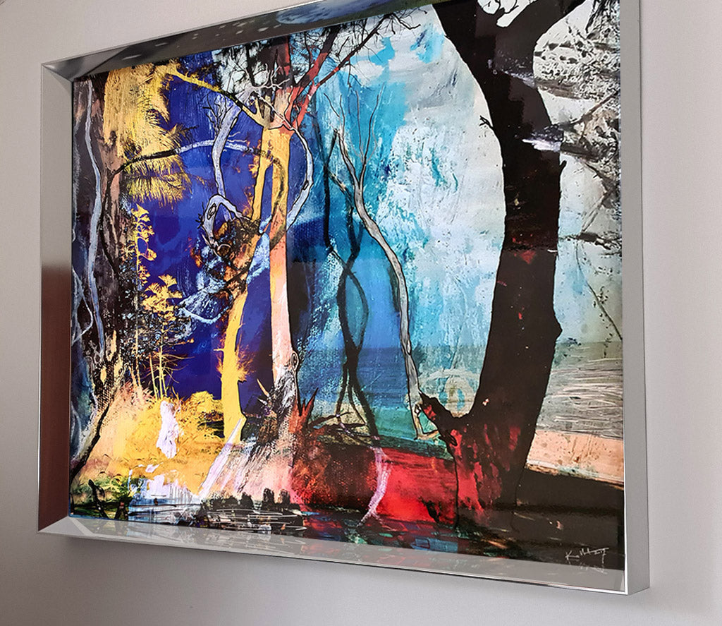 art digital sur alu  Magic lake de Kellestom