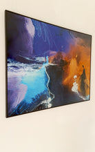 Carregar imagem no visualizador da galeria, Tempête -art digital paysage abstrait sur alu format 60x80cm
