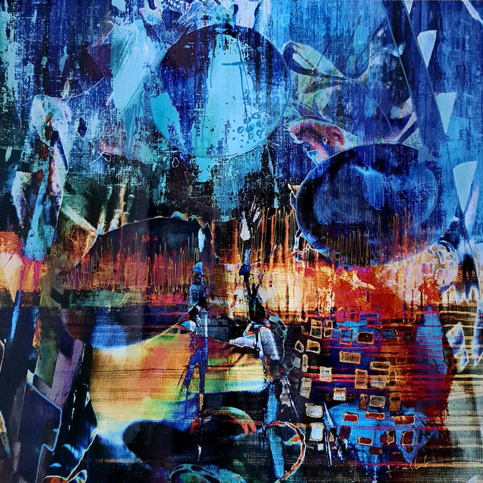 art digital sur alu  30x30cm