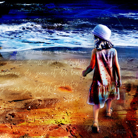 art digital sur alu 20x20cm