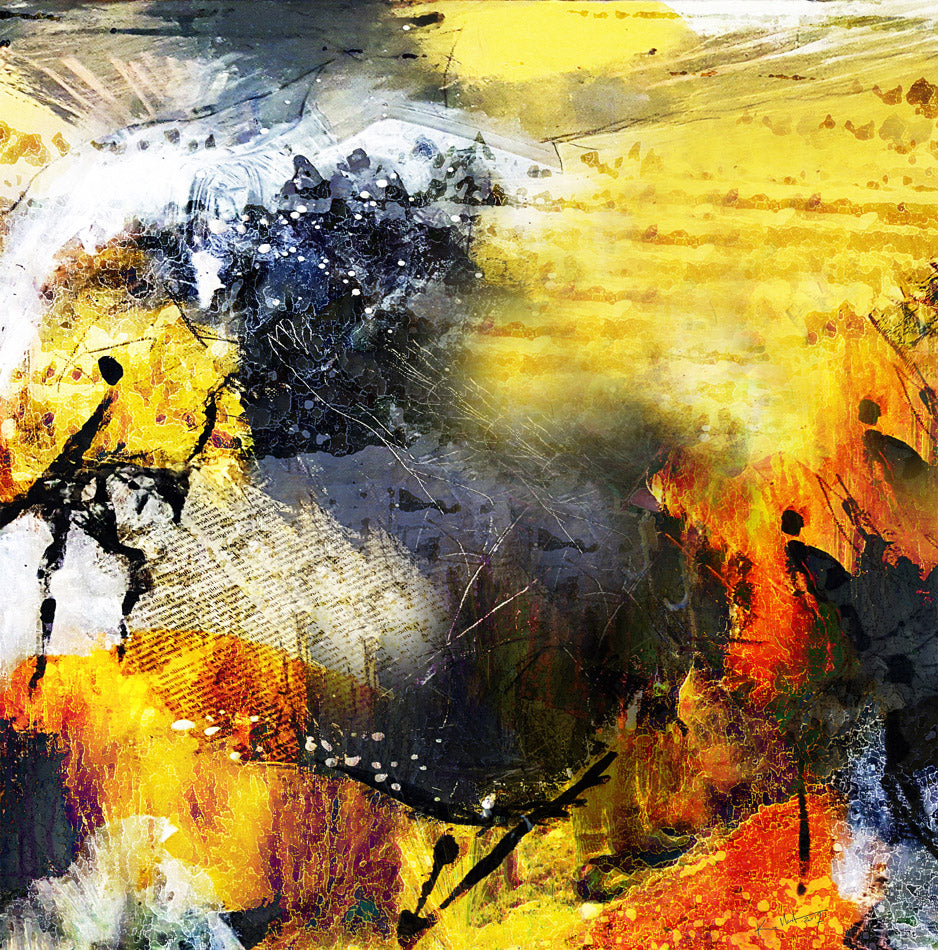 art digital abstrait  80x80