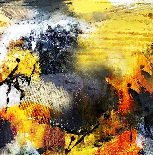 art digital abstrait  80x80