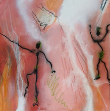 Carregar imagem no visualizador da galeria, peinture sur toile 80x80cm dominante rose
