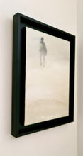 Charger l&#39;image dans la galerie, Brume - peinture sur toile, cadre noir 3D de 30x42cm
