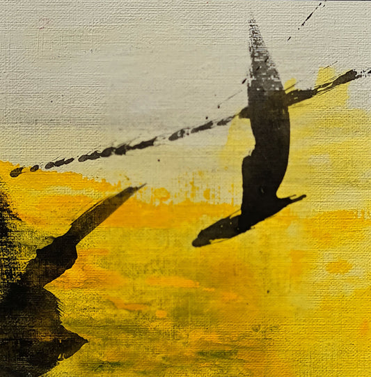 Soaring -peinture  sur papier fort