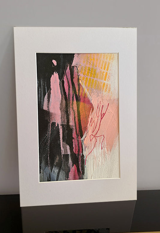 peinture abstraite sur toile 20x30cm